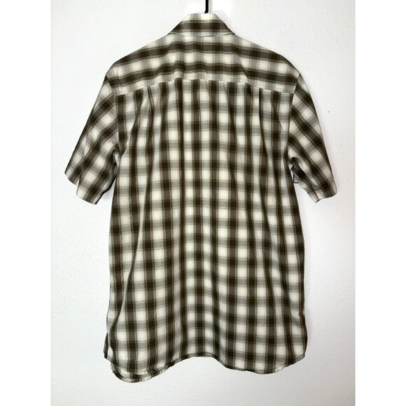 Carhartt Force Relaxed Fit Plaid Short Sleeve Shirt Size M - Picture 2 of 8